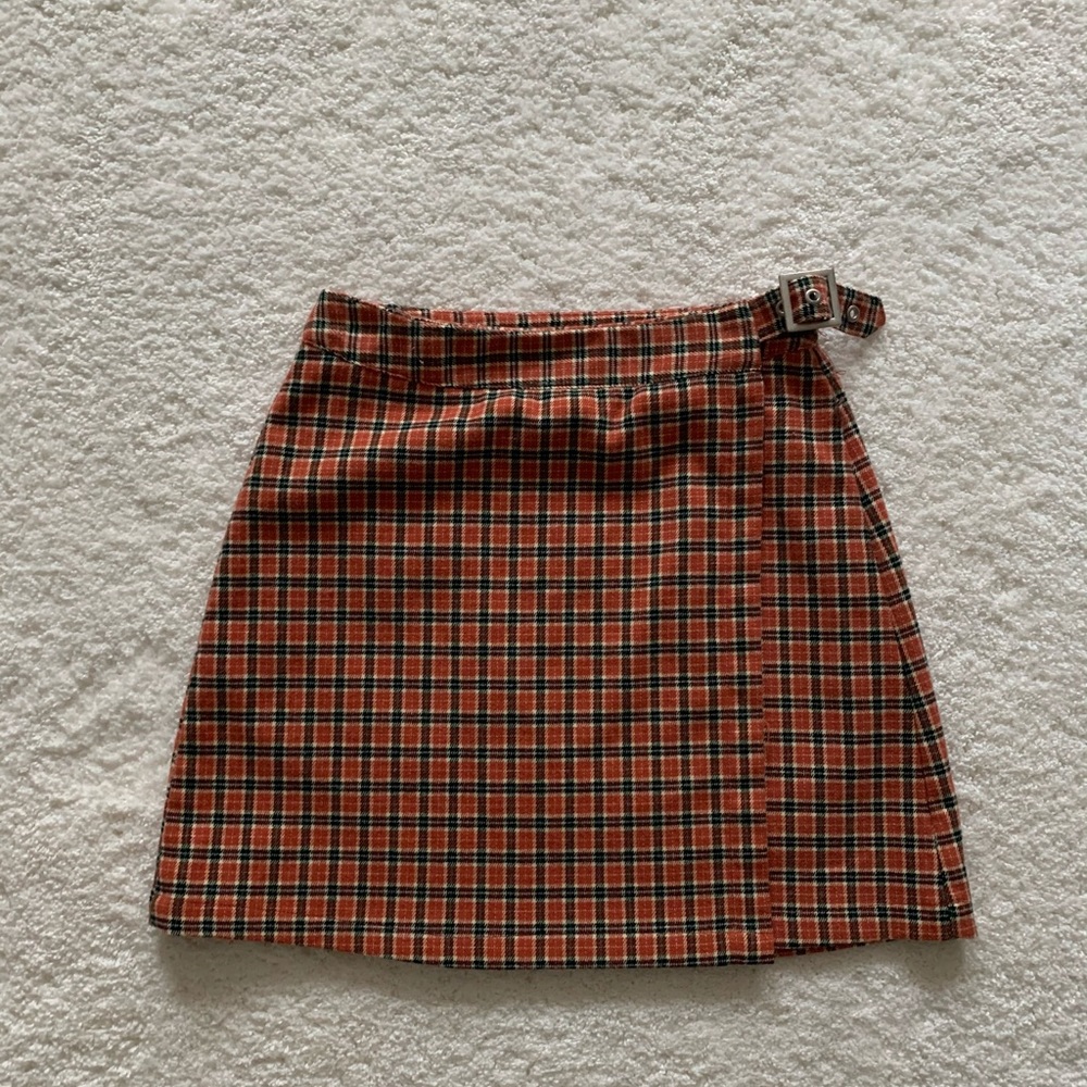 Brandy Melville Plaid Mini Skirt